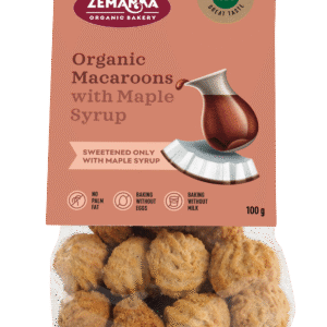 Ekologiški sausainiai su klevų sirupu Zemanka