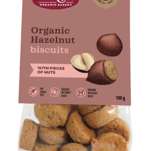 Ekologiški sausainiai su lazdyno riešutais Zemanka