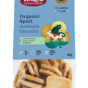 Ekologiški spelta sausainiai gyvūnėliai