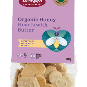 Ekologiški sausainiai su medumi ir sviestu